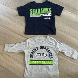 Seattle Seahawks Baby Tees, 2- pack